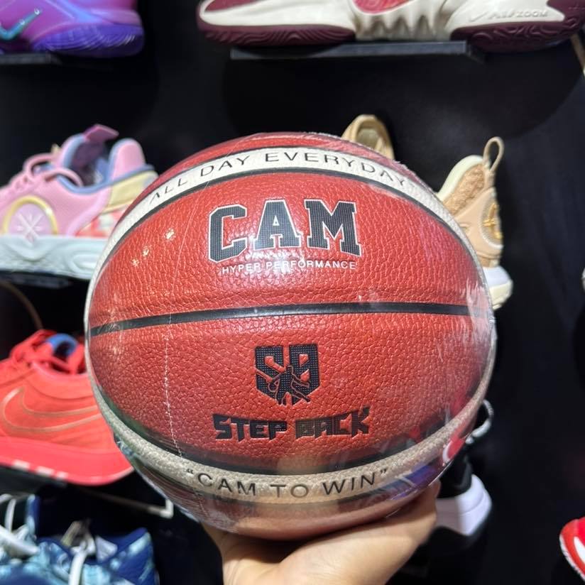 Bóng rổ CAM Stepback size 6,7 chuẩn thi đấu, da PU chơi indoor và outdoor