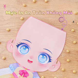 Set Sticker Trang Điểm Tạo Mẫu Tóc Công Chúa Tặng Kèm Băng Kéo Và Nhiều Phụ Kiện Trang Trí - Đồ Chơi Thủ Cong Sáng Tạo