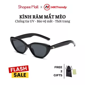 Kính râm mắt mèo R1 chống tia UV chống nắng thời trang nam nữ phong cách