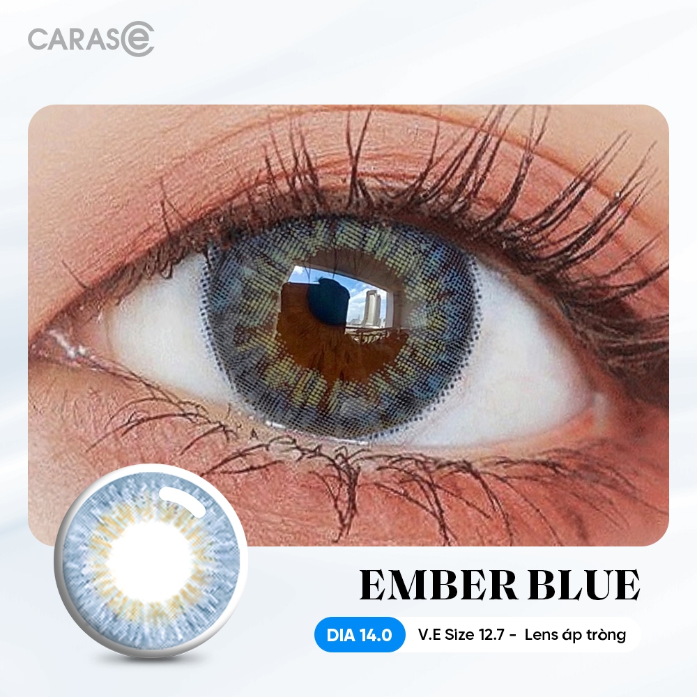 [1 Chiếc] BST Kính Áp Tròng Khoá Ẩm 1 Ngày Nhiều Màu CARASE, Lens Cận Cực Hot Trend