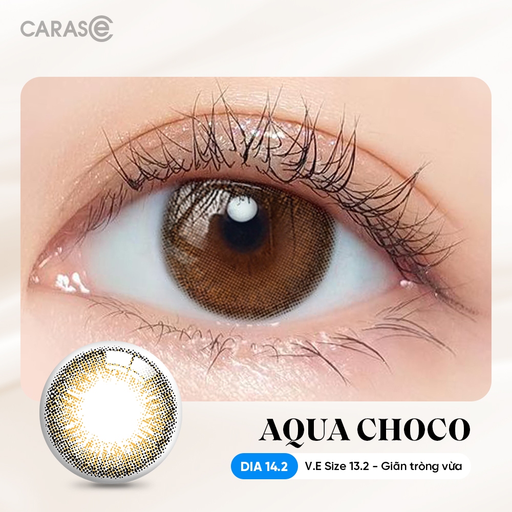 [1 Chiếc] BST Kính Áp Tròng Khoá Ẩm 8-10H-14H 3 Tháng Nhiều Màu CARASE, Lens Cận Cực Hot Trend