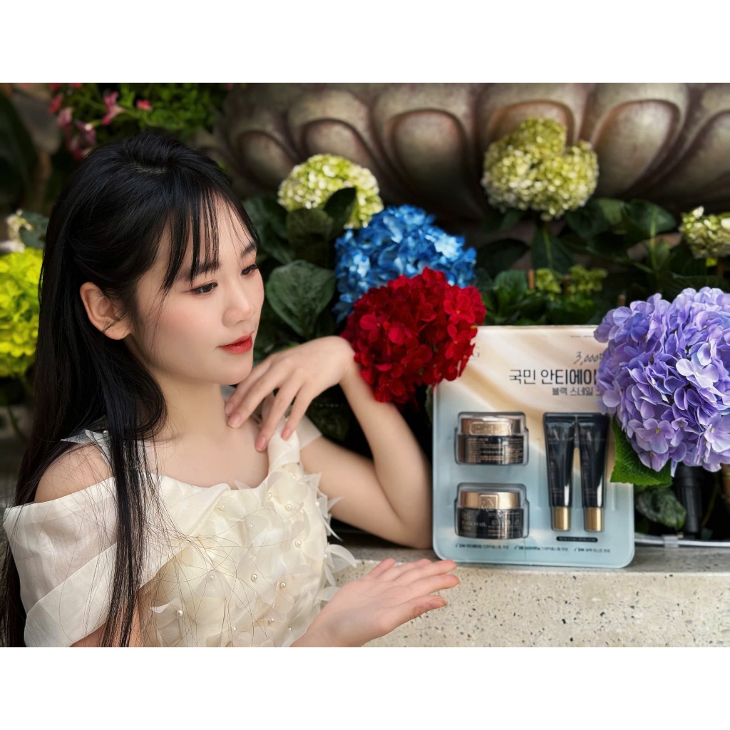 [DR.G] Kem ốc sên đen - Black Snail Cream Set 50ml*2+20ml*2  Kem dưỡng da chống lão hóa, giảm nhăn Hàn Quốc