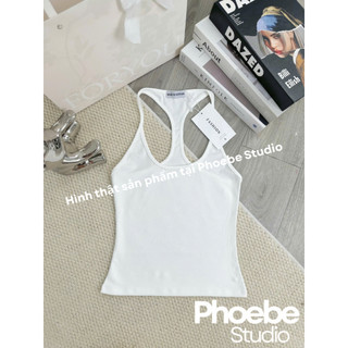 Áo Ba Lỗ Dây Nhiễn Chất Cotton - Phoebe Studio [MH26AO335]