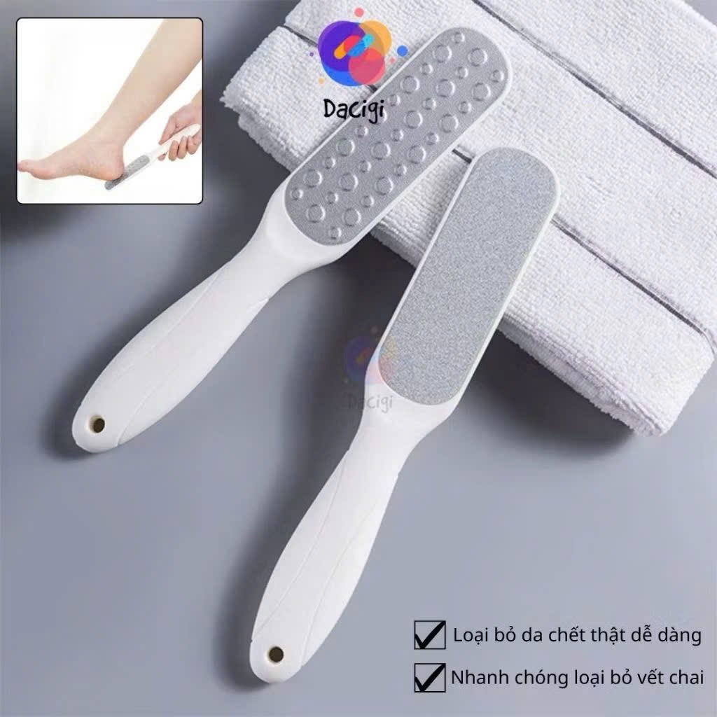 Dụng Cụ Chà Gót Chân 2 Mặt Cao Cấp – Giũa Gót Chân Loại Bỏ Da Chết, Chai Sần Bàn Chân, Dụng Cụ Chăm Sóc Chân
