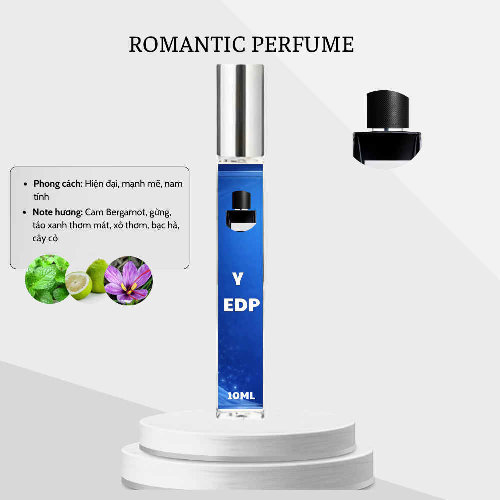 Nước Hoa Nam Y EDP Chiết 10ml - Phong Cách Lịch Lãm, Sang Trọng, Nam Tính Mạnh Mẽ