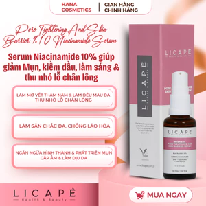 LICAPÈ %10 NIACINAMIDE SERUM - Serum Niacinamide 10% giúp giảm Mụn, kiềm dầu