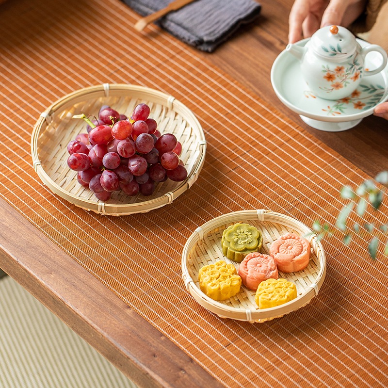 Mẹt Tre Đan Nhiều Size Bày Trái Cây, Bánh Kẹo, Đồ Ăn Trang Trí Tết