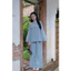 Bộ Pháp Phục Linen Bột Phối Xếp Li Dáng Suông Đơn Giản Tinh Tế | Đồ Lam An Nhiên