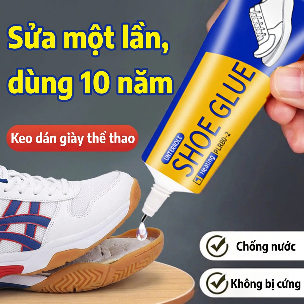 🏃 Keo dán cực chắc, như mới 👟keo dán giày keo dán đế giày keo dán giày siêu dính có thể sửa mọi loại giày