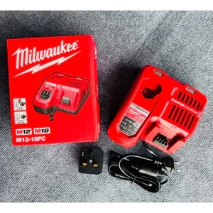 Sạc pin Milwaukee M12-18C sạc nhanh Milwaukee M12-18FC Chính Hãng - Bảo Hành 12 tháng (Lỗi Đổi Mới)