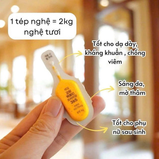 Tinh Bột Nghệ Daily Curcumin Hamin Bio Samsung Pharm Hàn Quốc Hộp 32 Tép Giúp Đẹp Da Chống Lão Hoá