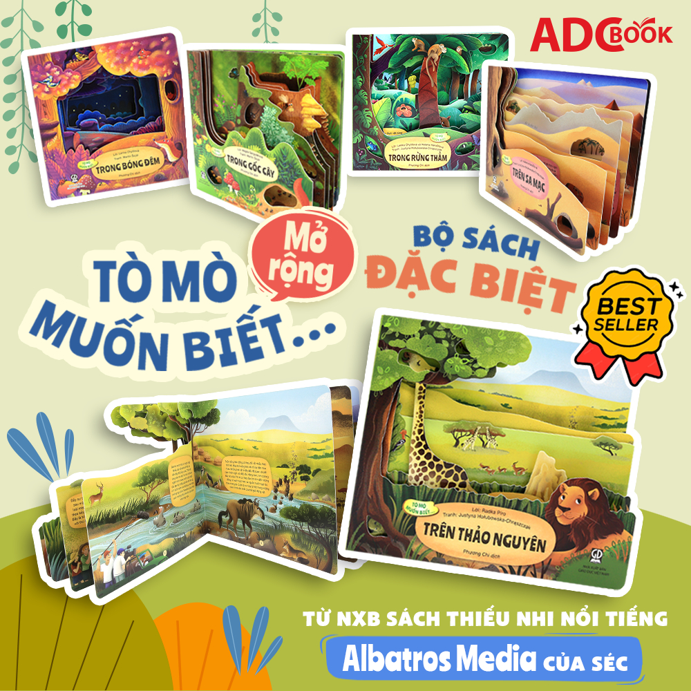 Bìa sách Bộ Sách Cho Bé Tò Mò Muốn Biết (Mở rộng) Sách khoa học phát triển trí sáng tạo cho trẻ (5 Cuốn)