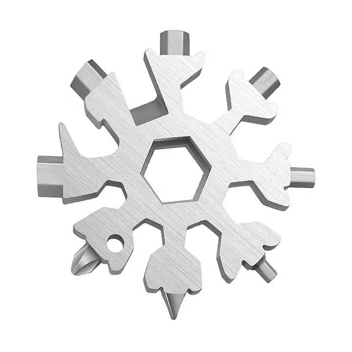 Dụng Cụ Đa Năng 18 In 1 Snowflake – Mỏ Lết Mini Bông Tuyết, Mở Ốc Vít, Mở Nắp Chai Tiện Lợi