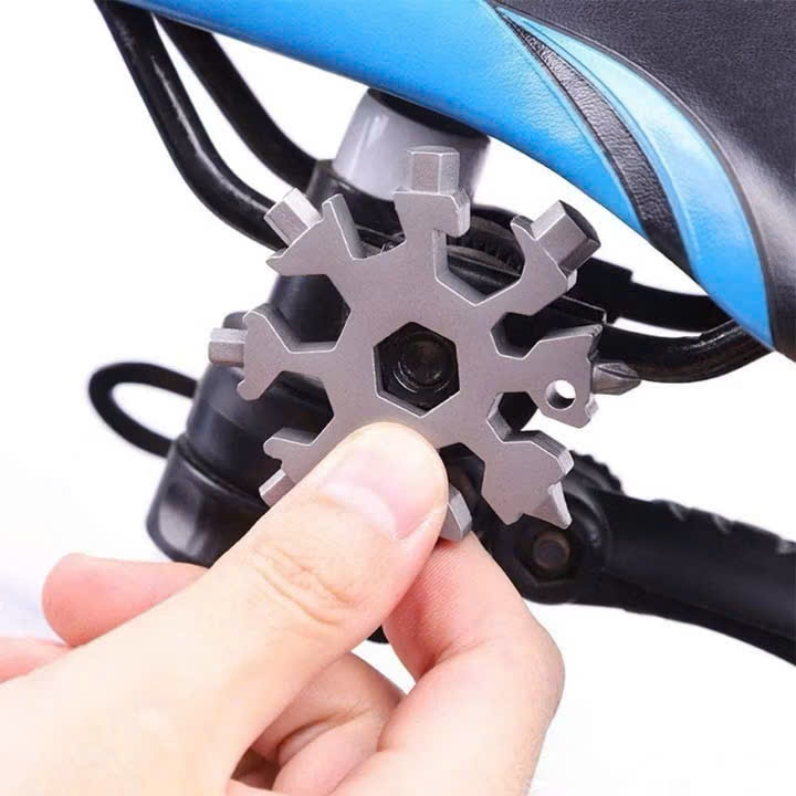 Dụng Cụ Đa Năng 18 In 1 Snowflake – Mỏ Lết Mini Bông Tuyết, Mở Ốc Vít, Mở Nắp Chai Tiện Lợi