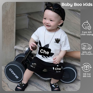 Set Bộ Thể Thao Trẻ Em D.as ,Set Áo Thun+Quần Short Bé Trai-Gái Cotton Mềm Mát Mùa Hè 7-15kg A16
