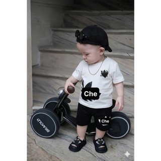 Set Bộ Thể Thao Trẻ Em D.as ,Set Áo Thun+Quần Short Bé Trai-Gái Cotton Mềm Mát Mùa Hè 7-15kg A16