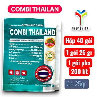1 hộp 40 gói MicroCombi (gói 25gr) Vĩnh Thạnh - combi cholate nhập khẩu của Đức.