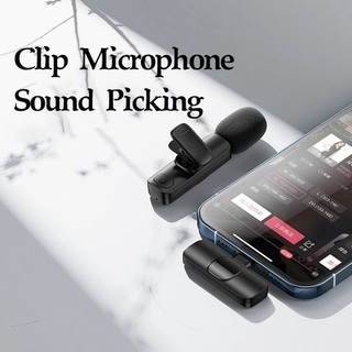 Bộ Microphone Live-Stream không dây Remax K02 cổng TypeC (Đen)
