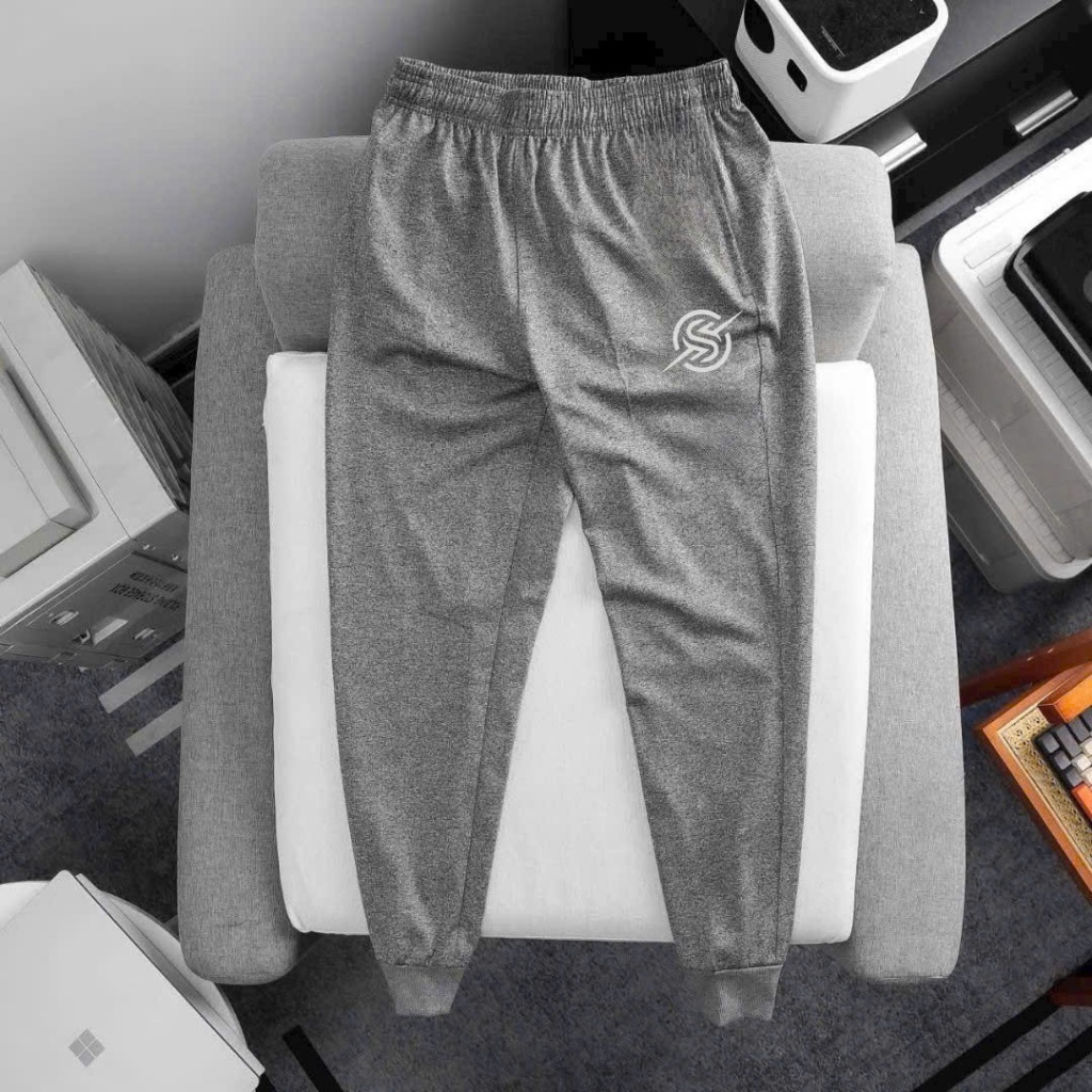 Quần Jogger Nam Thun Thiết Kế Bo Trơn Năng Động Hàng VNXK Cao Cấp Co Giãn 4 Chiều đi làm đi chơi shopthethaokute