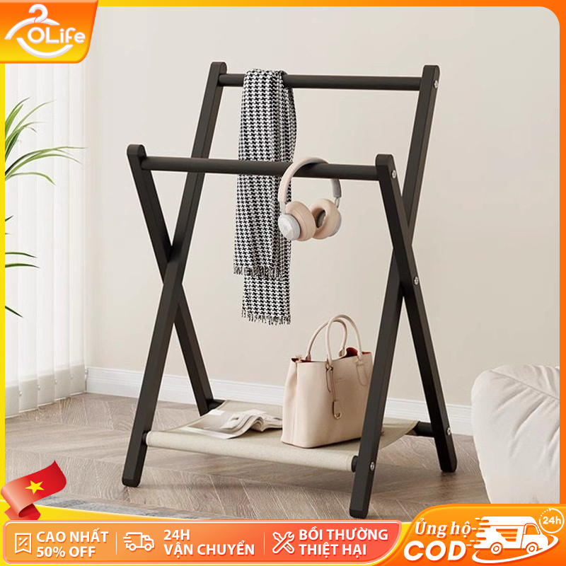 𝐎𝐥𝐢𝐟𝐞 Kệ Treo Quần Áo Giá Treo Quần Áo Decor Phòng Giá Treo Quần Áo Gấp Gọn Giá Treo Quần Áo Cạnh Giường