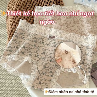 Quần lót nữ cotton kháng khuẩn cao cấp boxer cạp vừa tôn dáng đáy lót mở rộng thoải mái DEVARI L5918