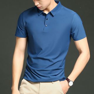 【M-3XL】Áo Polo Nam Vải Thun Lạnh Hàng Đẹp – Co Giãn, Thoáng Mát, Lên Form Chuẩn, Không Nhăn