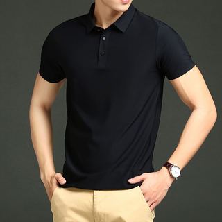 【M-3XL】Áo Polo Nam Vải Thun Lạnh Hàng Đẹp – Co Giãn, Thoáng Mát, Lên Form Chuẩn, Không Nhăn