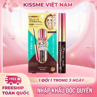 Mascara Chống Trôi Giúp Chuốt Tơi Và Dày Rậm Làn Mi Mỏng Màu Nâu Kissme