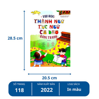 Sách - Vui học thành ngữ tục ngữ ca dao việt nam bằng tranh