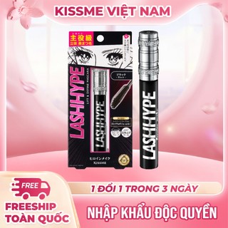 Mascara Kissme Chuốt Dài Cong Và Rậm Mi Không Lem Trôi  Lash Hype Super Water Proof 8g