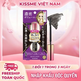 Mascara Dạng Màng Film Kissme Chuốt Cong Mi Và Dày Rậm Mi  Volume & Curl Mascara Advanced Film 6g
