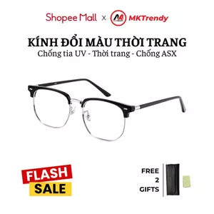 Kính đổi màu X12 gọng nhựa dẻo cao cấp chống tia UV chống ánh sáng xanh