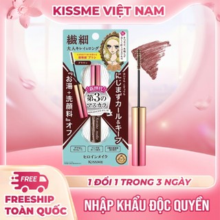 Mascara Nâng Cong Mi Và Dài Tơi Mi Dạng Màng Film Kissme Màu Nâu 4.5g