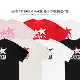 Áo Thun Levents Dream Maker Semi-Oversized Tee 100% Cotton T-shirt Unisex
