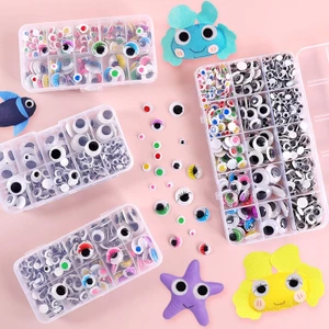 Mắt thú bông, mắt giả CÓ KEO DÁN làm đồ chơi cho bé handmade thủ công mầm non