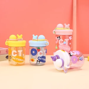 Bình Nước 500ml Nhựa PP Có Lõi Lọc Trà Cốc Nước Mini Dễ Thương Mun Store BNOC698