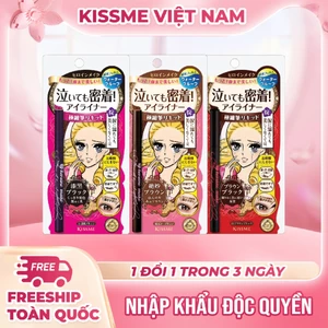 Bút Kẻ Mắt Nước Nét Sắc Mãnh, Không Trôi Kissme Smooth Liquid Eyeliner Super Keep (3 Màu)