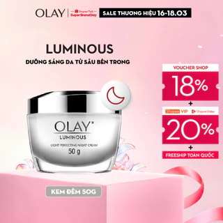 Ad
Kem Dưỡng Ẩm OLAY LUMINOUS Ban Đêm Sáng Da 50G
181.440
₫
-33%
4.9
Đã bán 100k+
Bắc Ninh