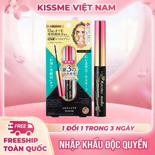 Mascara Màng Film Chuốt Tơi, Không Trôi Dày Rậm Làn Mi Mỏng Kissme Micro Advanced Film Màu Đen 4.5g