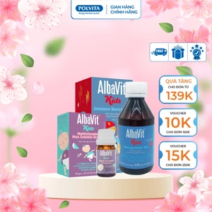 Combo Albavit Kids Immune Boost Max & Albavit Kids Multivitamin Max Soluble Drops -Tăng Cường Đề Kháng, Bổ Sung Vitamin
