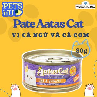 [CHÍNH HÃNG] Pate Aatas Cho Mèo Nhiều Vị 80G