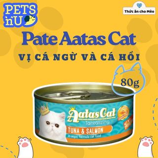[CHÍNH HÃNG] Pate Aatas Cho Mèo Nhiều Vị 80G