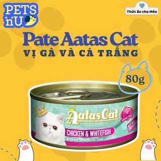 [CHÍNH HÃNG] Pate Aatas Cho Mèo Nhiều Vị 80G