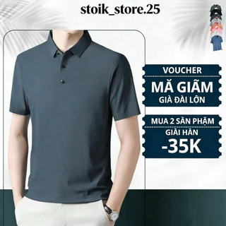【M-3XL】Áo Polo Nam Vải Thun Lạnh Hàng Đẹp – Co Giãn, Thoáng Mát, Lên Form Chuẩn, Không Nhăn