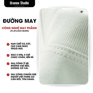 Áo Thun Oversize 250GSM Premium Cotton Uranoxteamltd, Unisex Nam Nữ Cotton Local Brand M36
