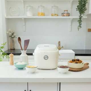 Nồi Cơm Điện Haatz 1.6L HRC160 Thiết Kế Hiện Đại Sang Trọng, Công Suất 500W Nấu Cơm Nhanh - Bếp Của Hà