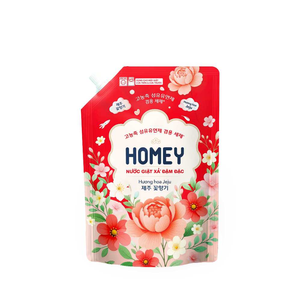 Combo 2 Nước giặt xả Homey đậm đặc túi x 3.4kg