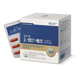 TPBVSK Viên uống cho mắt ULTRA DOUBLE UP Bright Eyes Daesang Wellife hộp 60 viên