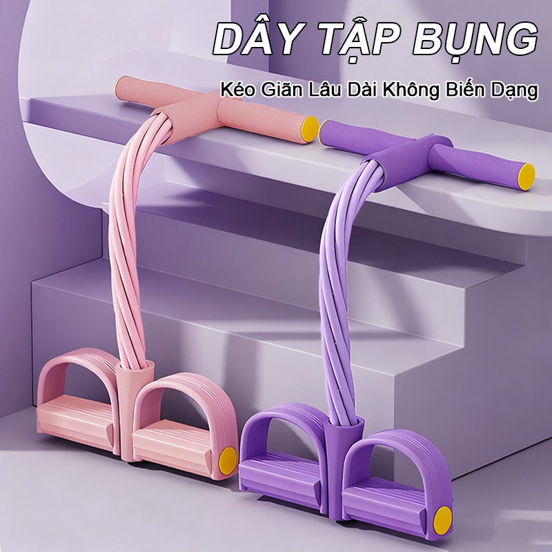 (COMBO 2) DÂY TẬP BỤNG CHẮC CHẮN DÂY Tummy Trimmer Đa Năng Tập Thể Dục Tập Gym Tập Cơ Bụng