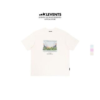 Áo Thun Levents Flowers Window Tee 100% Cotton Unisex T-shirt Oversized